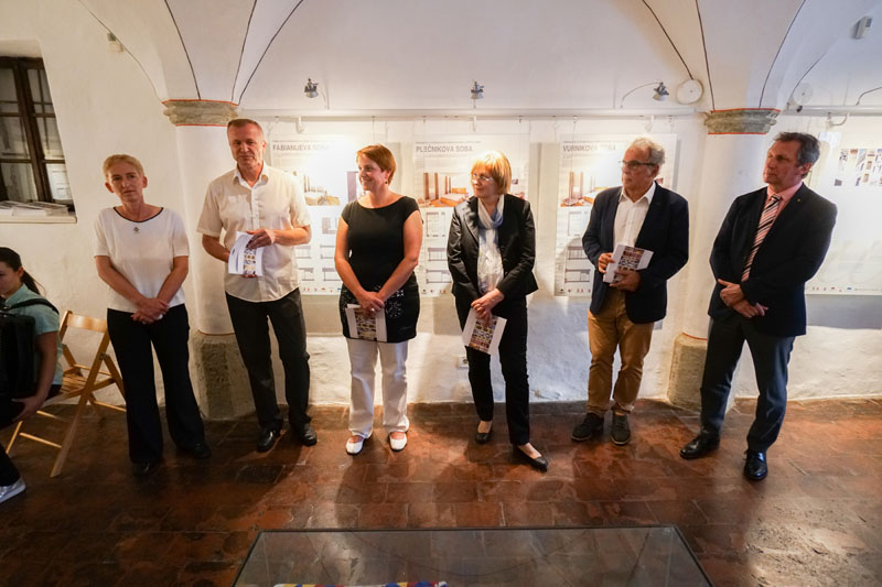 Otvoritev razstave Fabianijeva, Plečnikova In Vurnikova soba v Hotelu Union